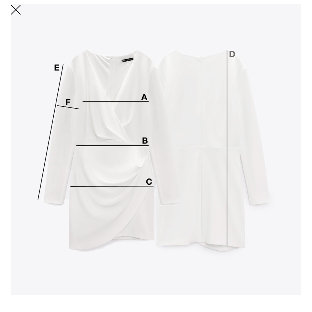 ZARA Ruched Textured Dress - Picture 10 of 11